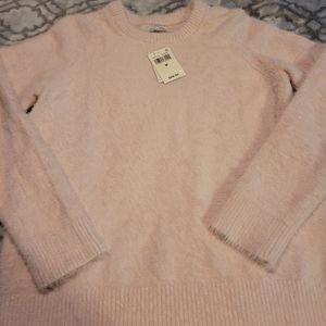 Lucky Brand pale pink sweater NWT warm cozy winter